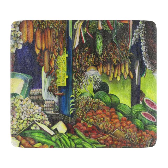 Common Threads of Human Interactions Cutting Board (Front)