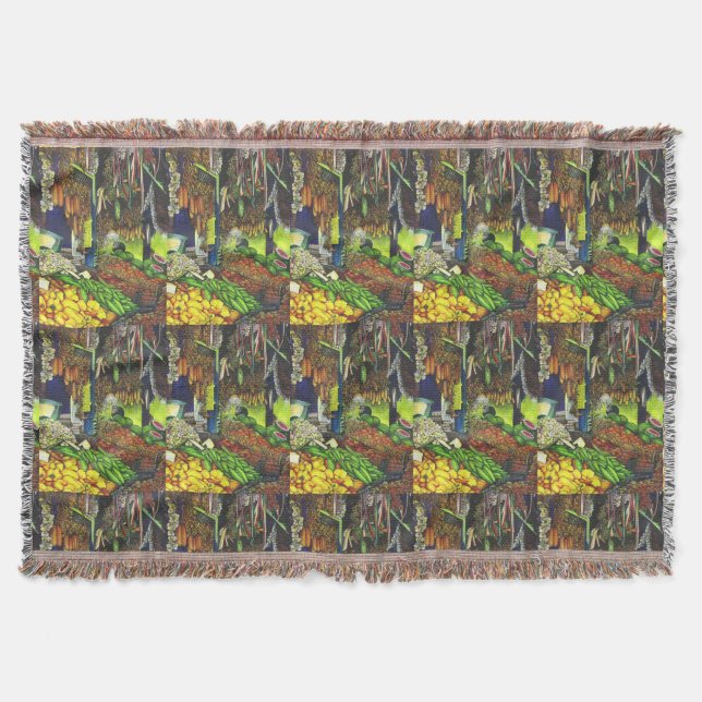 Common Threads of Human Interactions Throw Blanket (Front)