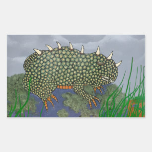 Common Toad Rectangular Sticker