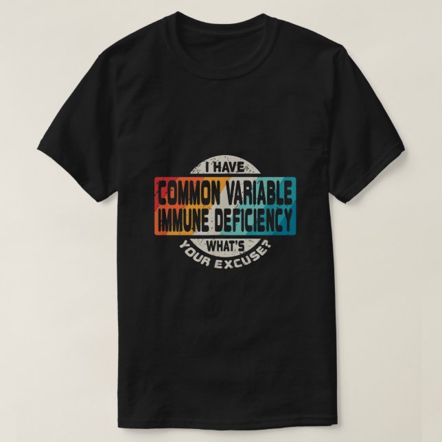 Common variable Immune Deficiency T-Shirt (Design Front)