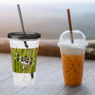 Common Whitetail Skimmer Dragonfly Photo Acrylic Tumbler