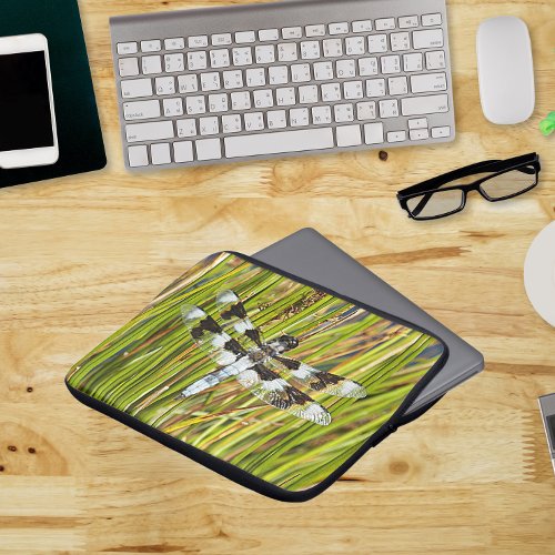 Common Whitetail Skimmer Dragonfly Photo Laptop Sleeve