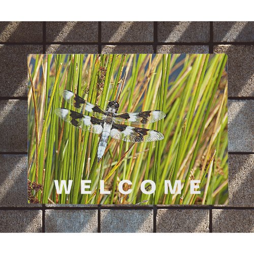 Common Whitetail Skimmer Dragonfly Welcome Doormat