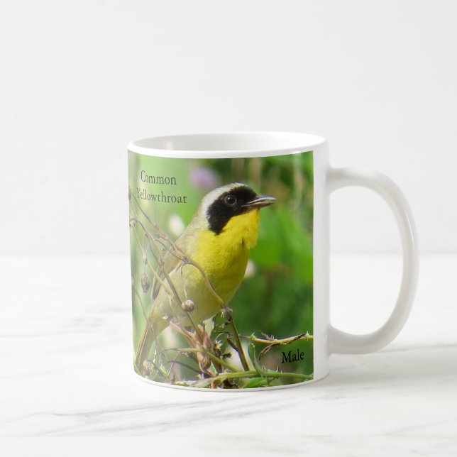 Common Yellowthroats Mug by BirdingCollectibles (Right)
