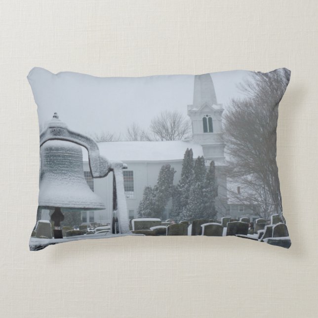 Commons, Little Compton, Rhode Island Accent Pillow (Front)