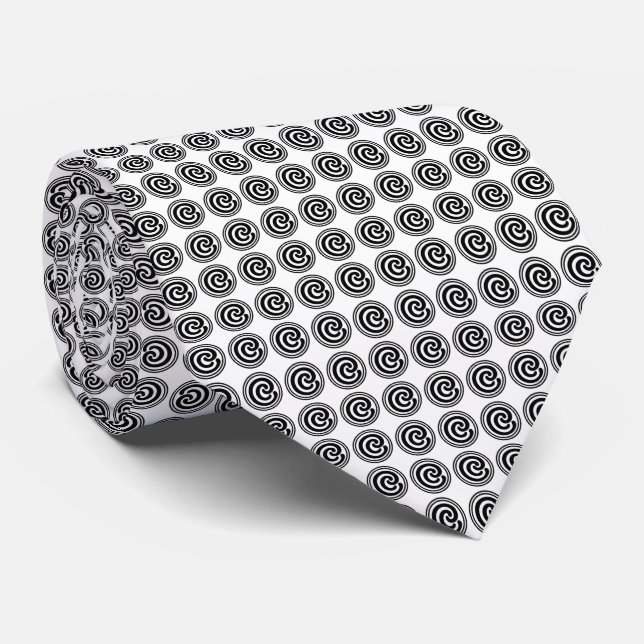 Commonwealth Club Pattern Tie (Rolled)