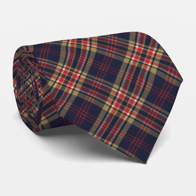 Commonwealth Scottish Tartan  Neck Tie (Rolled)