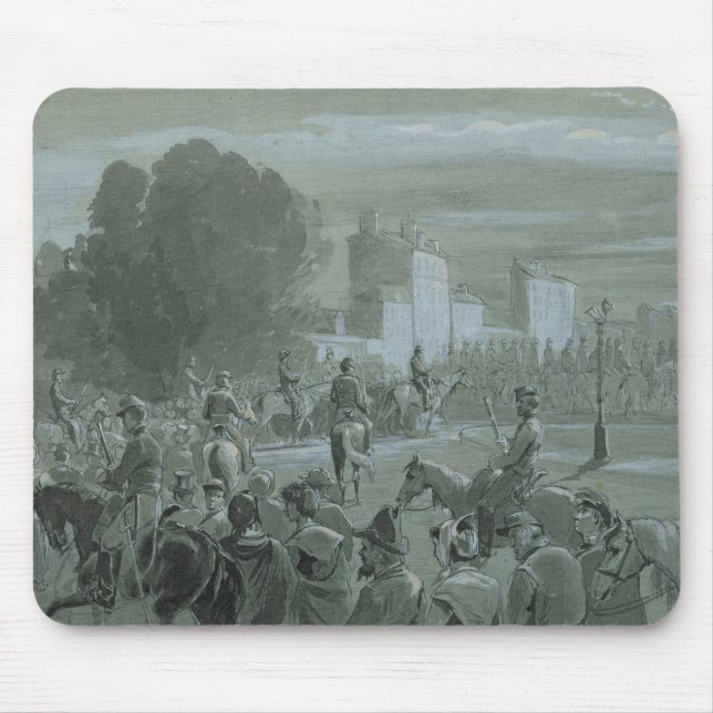 Communard Prisoners Escorted to Versailles, 1871 Mouse Pad (Front)