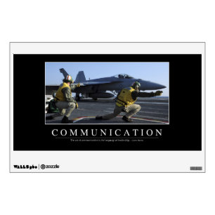 Communication: Inspirational Quote Wall Decal