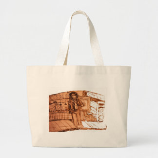 COMMUNICATION POINT WHITE LARGE TOTE BAG
