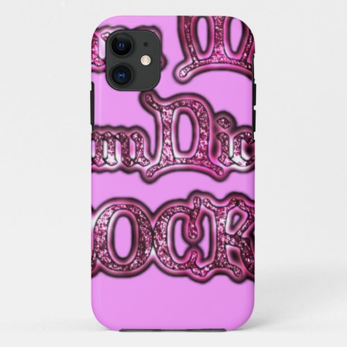 Communication Rocks Pink Hakuna Matata png iPhone 11 Case