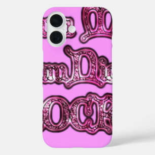 Communication Rocks Pink Hakuna Matata .png iPhone 16 Case