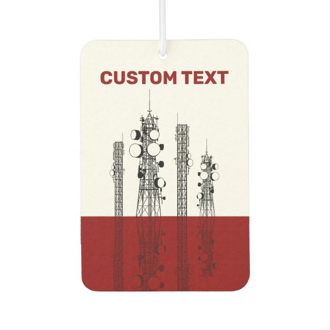 Communication Towers Air Freshener (Front)