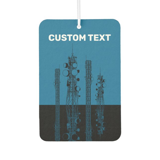 Communication Towers Air Freshener (Front)