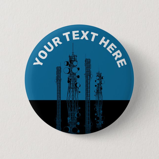 Communication Towers Button (Front)