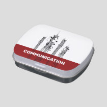 Communication Towers Candy Tin