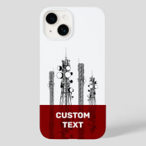 Communication Towers Case-Mate iPhone 14 Case