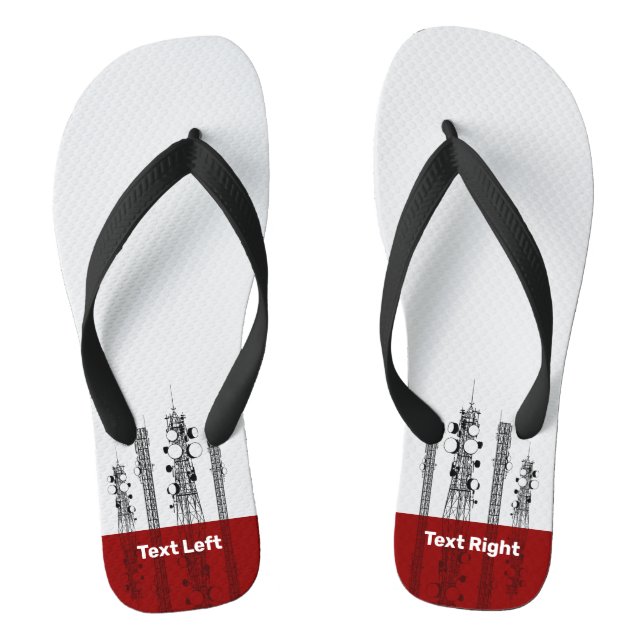 Communication Towers Flip Flops (Footbed)