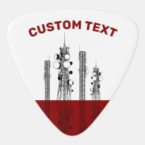 Communication Towers Guitar Pick
