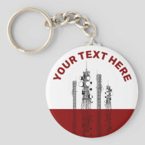 Communication Towers Keychain