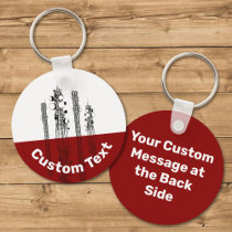 Communication Towers Keychain