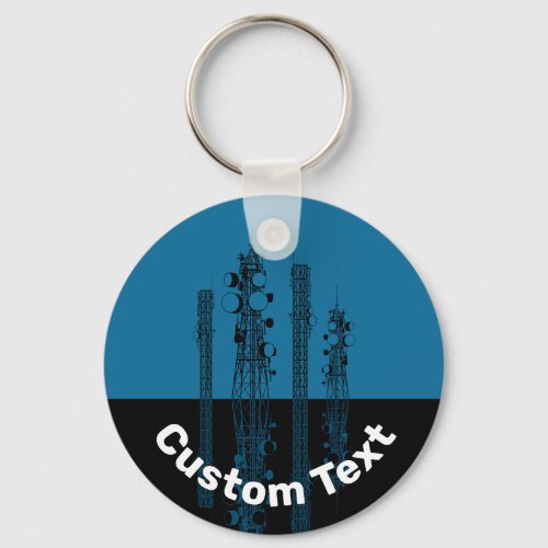 Communication Towers Keychain