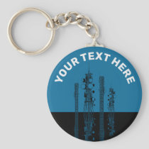 Communication Towers Keychain