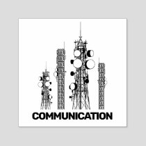 Communication Towers Self-inking Stamp