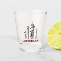 Communication Towers Shot Glass