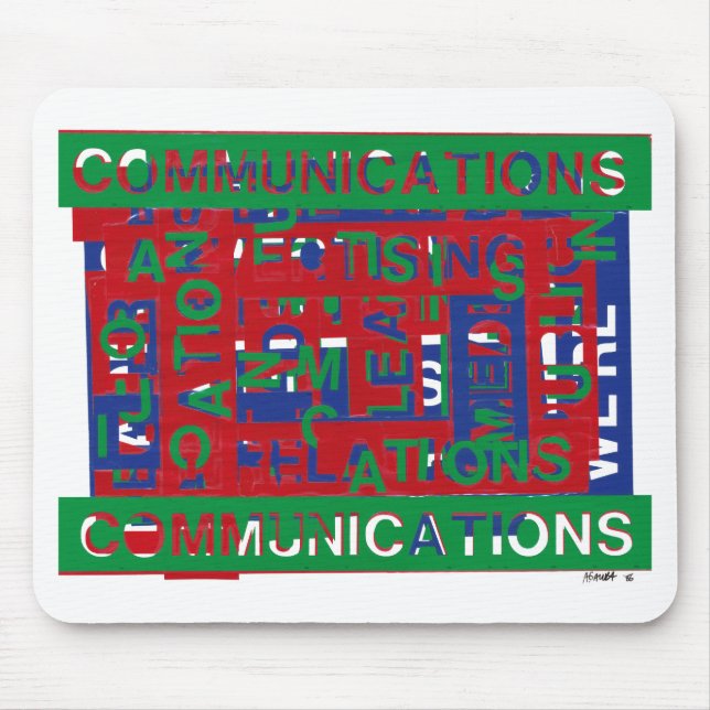 Communications Breakdown Mouse Pad (Front)