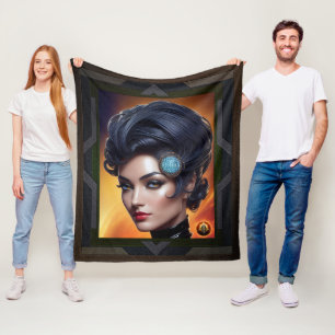 Communications Engineer Evoratae Dinecatcious Fleece Blanket