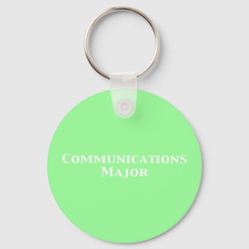 Communications Major Gifts Keychain