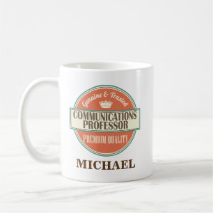 Communications Professor Personalized Mug Gift