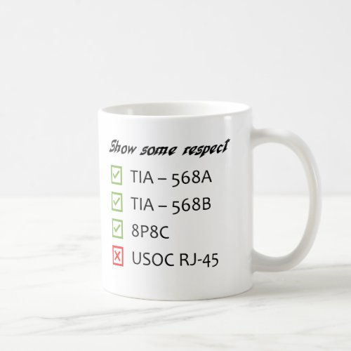 Communications Wiring Colors Mug