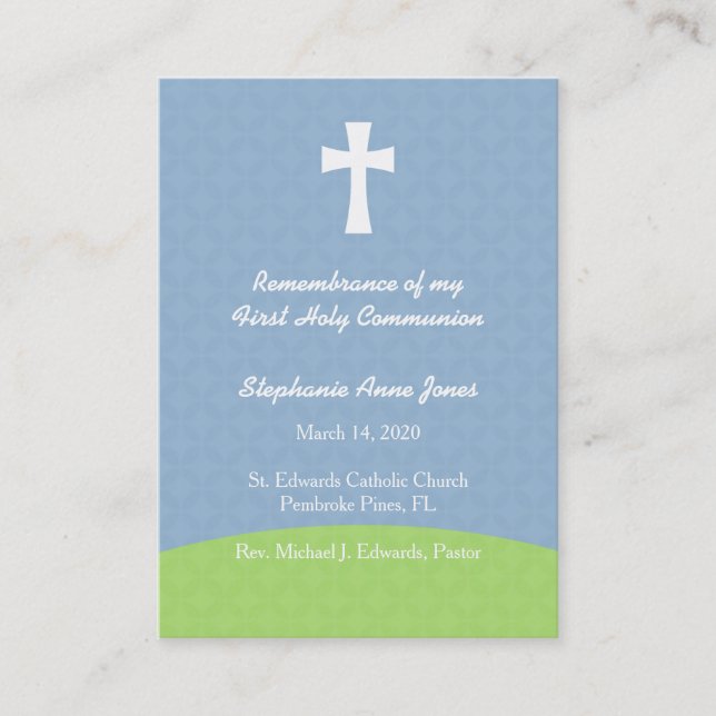 Communion Bread of Life Business Card (Front)