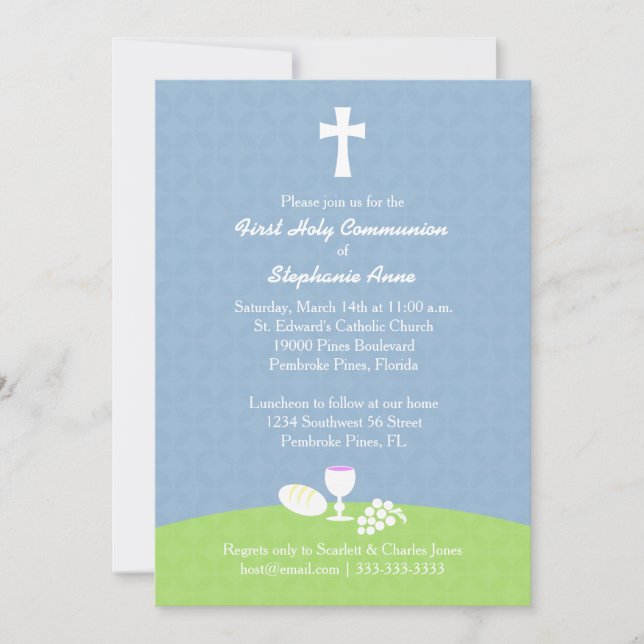 Communion Bread of Life Invitation (Front)