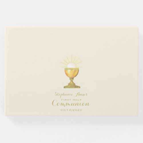Communion Chalice Guest Book