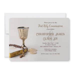 Communion Chalice Religious Invitation