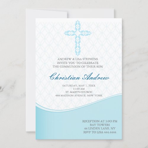 Communion Christening Baptism Invitation