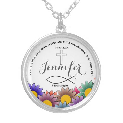 Communion  Confirmation Gift Ideas _ Girls Silver Plated Necklace