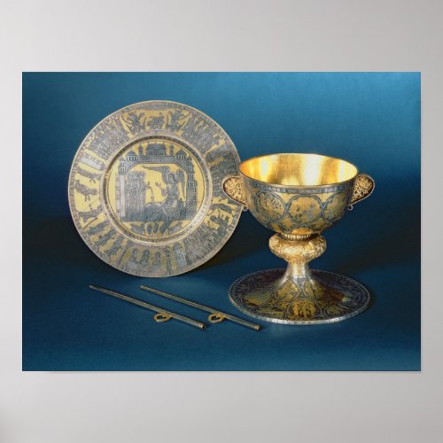 Communion Cup Plate and Fistulae Poster