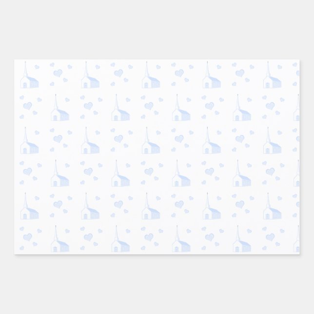 Communion Day Church Wrapping Paper Sheets (Front)