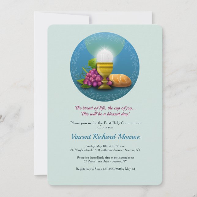 Communion Day Invitation (Front)