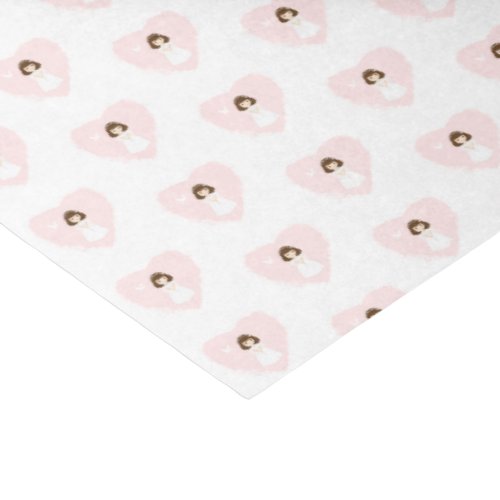 Communion Dove Blonde Girl Tissue Paper