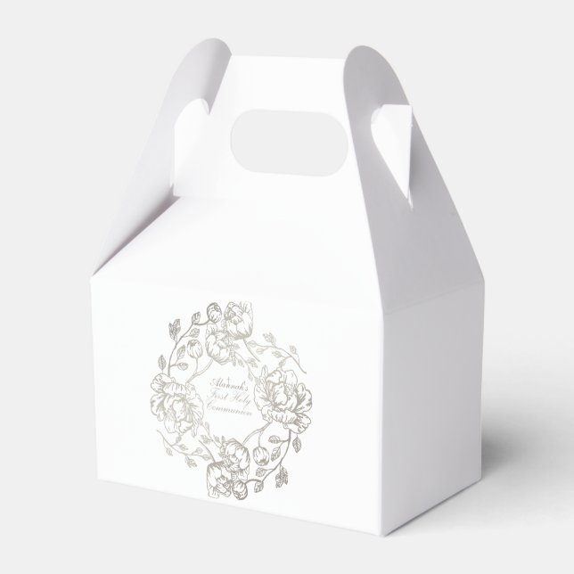 Communion gift box favor box (Front Side)