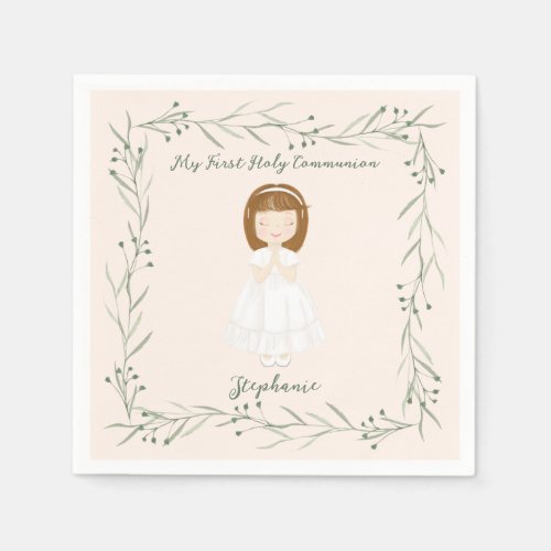 Communion Girl Praying