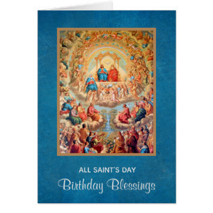 COMMUNION OF ALL THE SAINTS DAY HAPPY BIRTHDAY CARDS