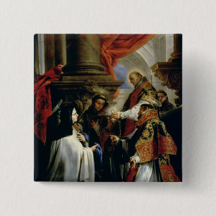 Communion of St. Teresa of Avila  c.1670 Button