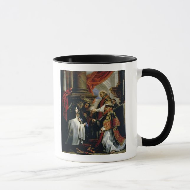 Communion of St. Teresa of Avila  c.1670 Mug (Right)