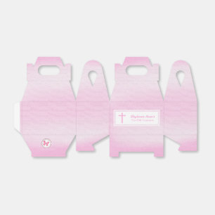 Communion Pink Watercolor Favor Boxes